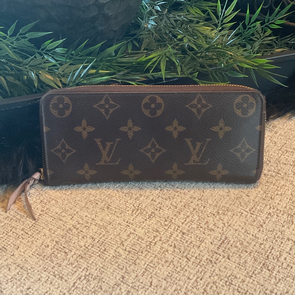 Louis Vuitton Brown Monogram Clemence Wallet